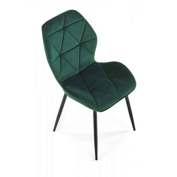 HALMAR Designová židle Noel tmavě zelená