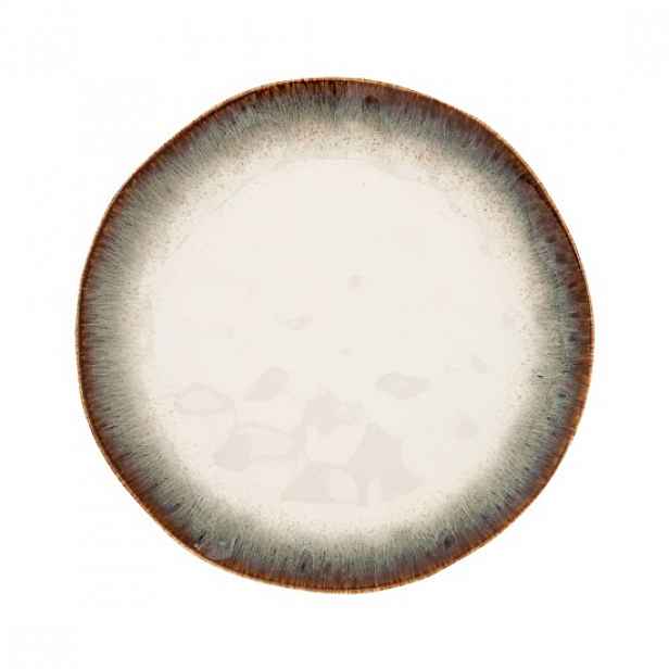Porcelánový talíř, 26 cm, hnědý, "Nuances" - Easy Life