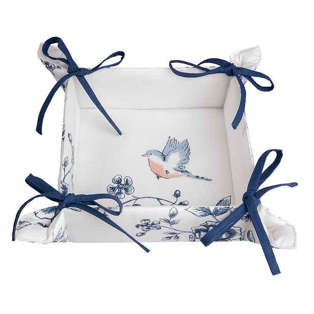 Textilní košíček na pečivo Early Bird - 35*35 cm Clayre & Eef