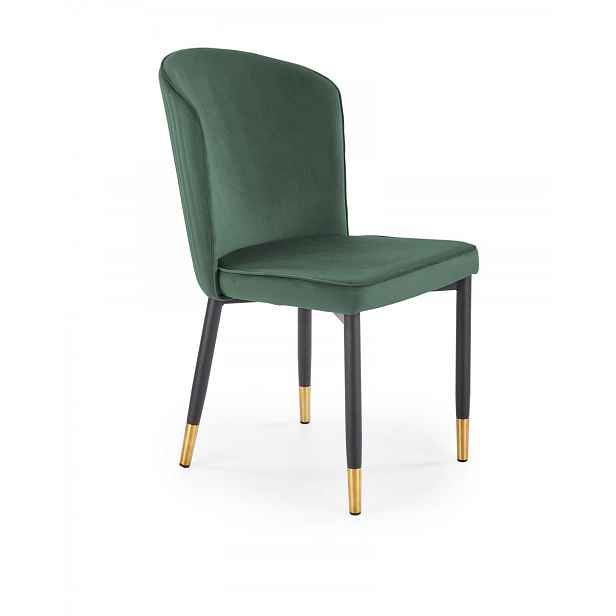 HALMAR Designová židle Tiera tmavě zelená