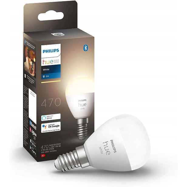 Led žárovka E14 P45 5.7W 470lm 2700K Smart Inteligentní bílá Philips