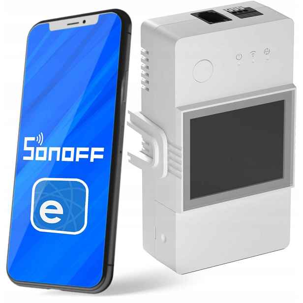 Sonoff Th Elite THR316D WiFi relé měření teploty vlhkosti 16A