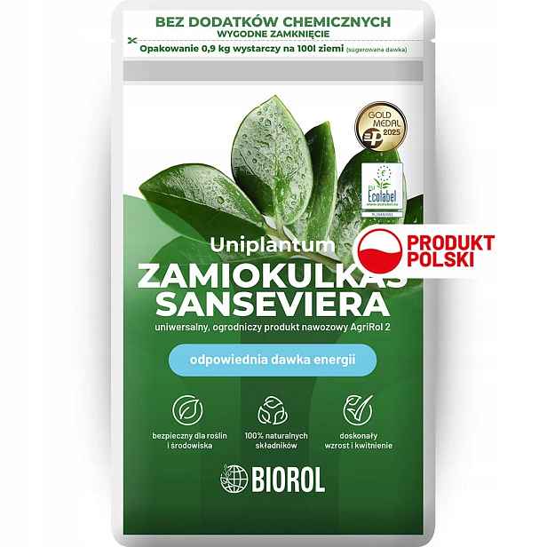 Biorol organický zlepšovač půdy Zamiokulkas Sensevieria 900 g hnojivo 3 ks