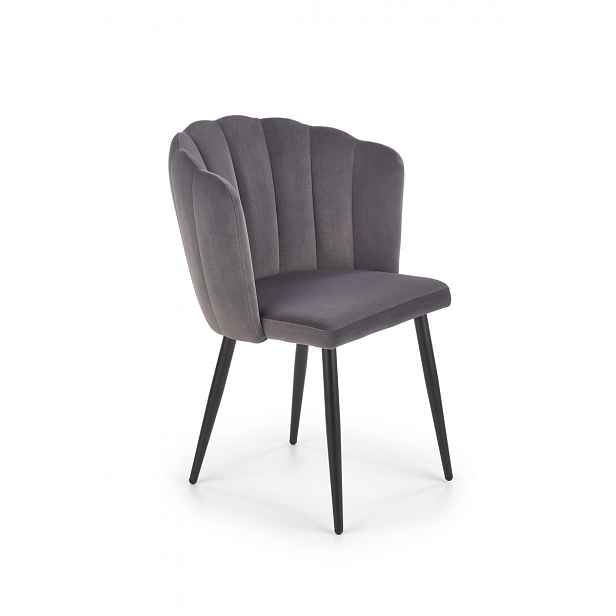 HALMAR Designová židle Zelo šedá