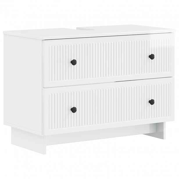 vidaXL Skříňka pod umyvadlo EDE Bílá s vysokým leskem 82 x 41 x 59 cm