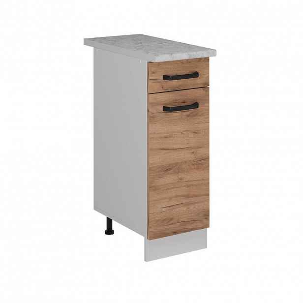 Vicco SPODNÍ SKŘÍŇKA KUCHYŇSKÉ LINKY R-Line Zlatý mocný dub 30 cm PD Mramor