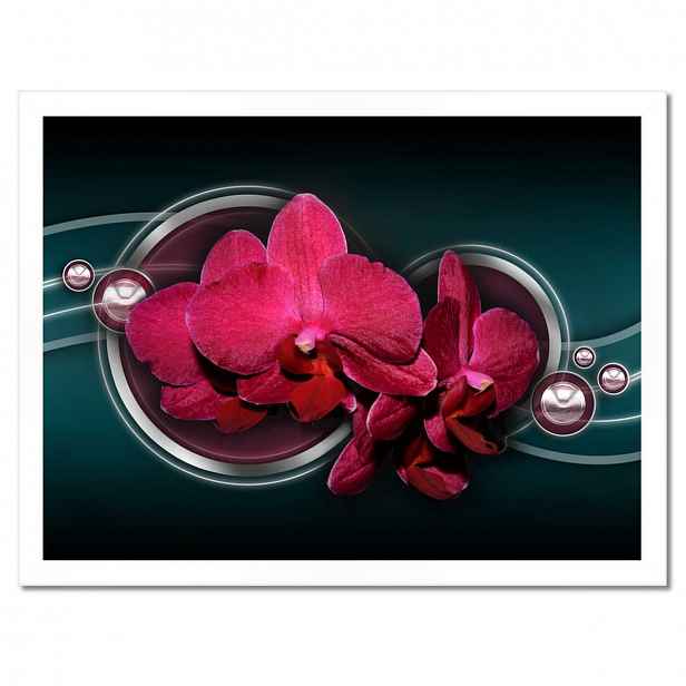 Plakáty v rámu 40x30 Fialový orchidej
