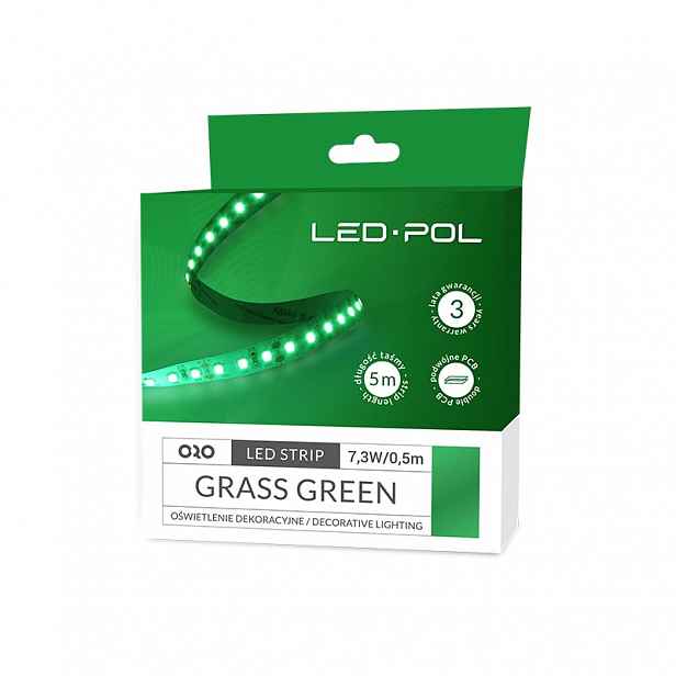 LED pásek Led-Pol zelená 14,6 W/m
