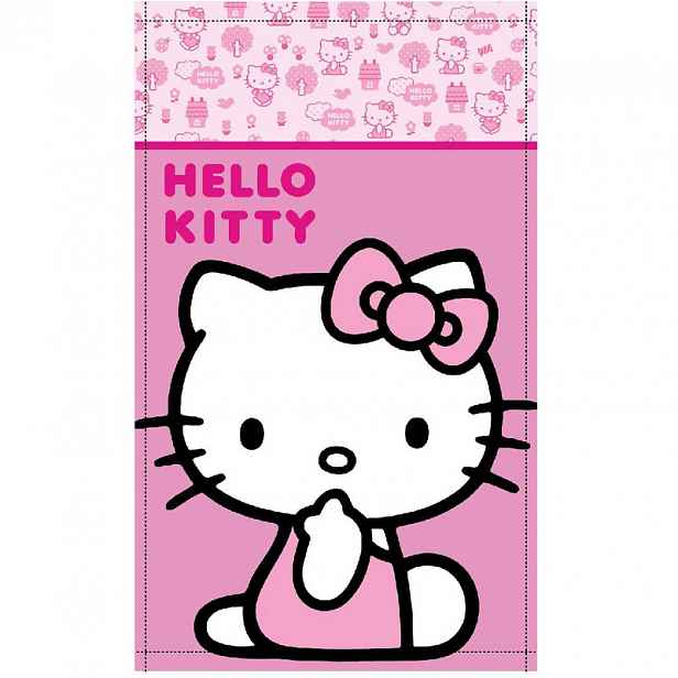 TEMU Roztomilý ručník Hello Kitty, obličejový ručník, ručník 30x50 cm