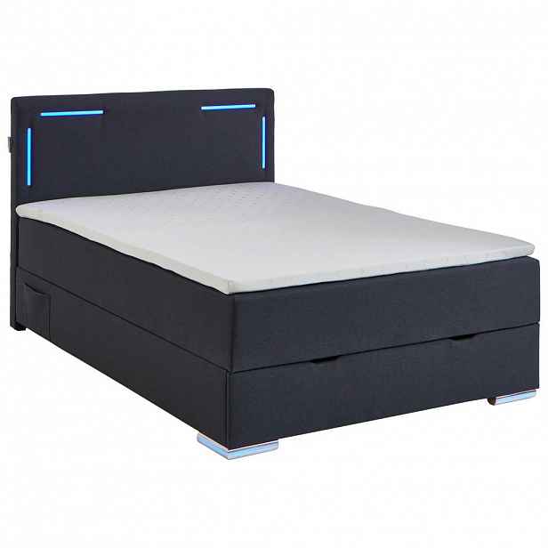 Xora POSTEL BOXSPRING, 120/200 cm, antracitová
