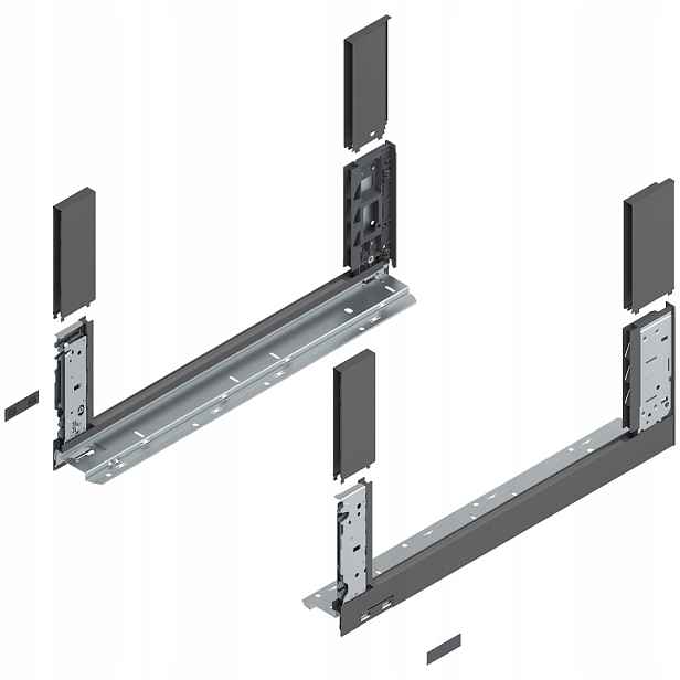 Blum 780C5002S Legrabox Free 500 mm výška C antracit