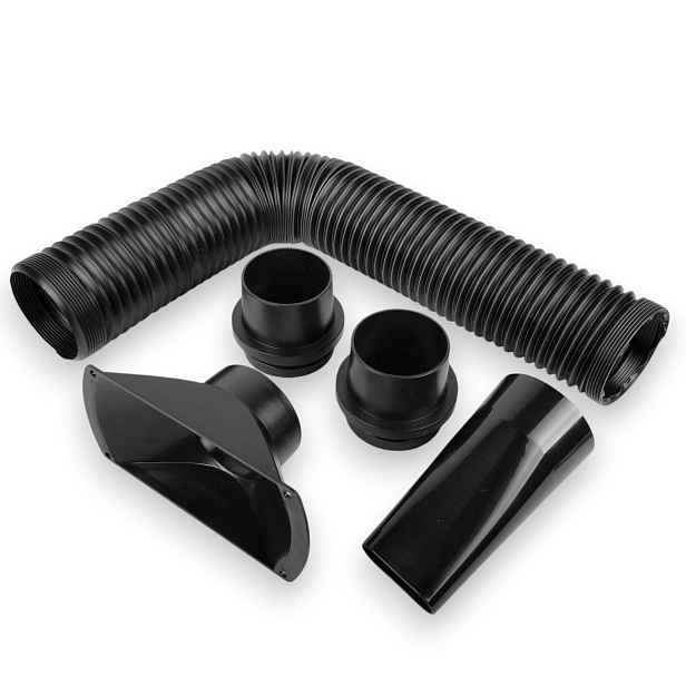 Odsávací rameno 100 mm trubka harmoniková hadice s hubicemi