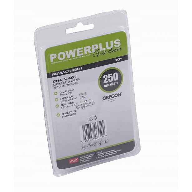 Powerplus POWACG4201 Pilový řetěz 10" (250) 40T Ore