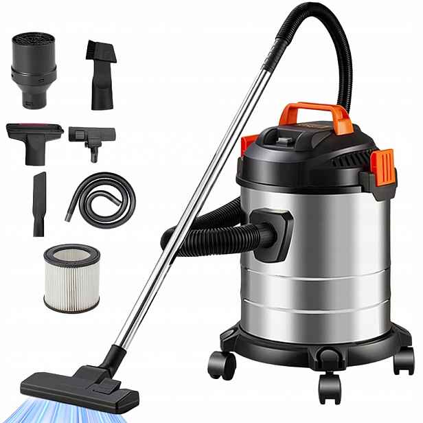 Průmyslový Bezsáčkový Vysavač Do Krbů Na Popelo Z Kamen A Grilov 2000 W