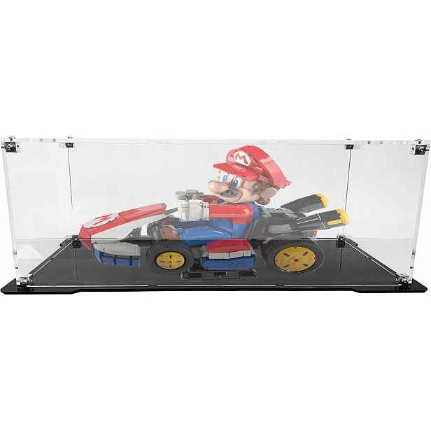Vitrína s černou základnou pro sadu Lego 72037 Mario Mario Kart