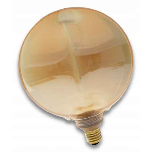 Žárovka G188 Led 4W Velká Ozdobná Kouřová Jantarová Dekorace E27 Retro Amber