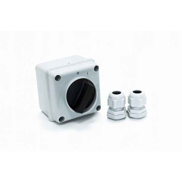 Kloubový spínač E12-13 0-1 3P 12A IP65 pro visací zámek 921213