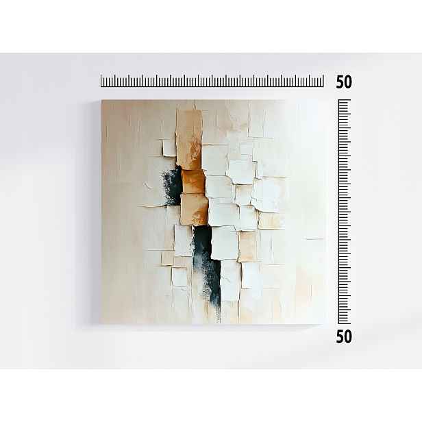 Obraz Na Plátně Canvas Abstrakce Textura Struktura Geometrie 3D 50x50