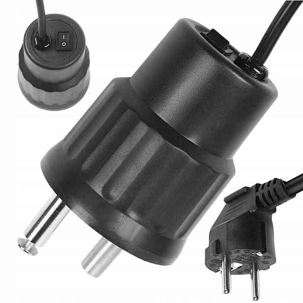 Výkonný Motor Pro Rožeň 2 Ot/min Hliníkový <4W 220V Ticho 1.5 M Eu