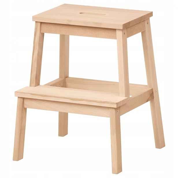 Ikea Bekvam stolička se schodem 50 cm, buk