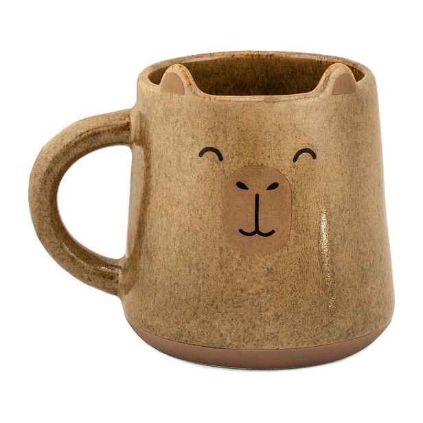 Světle hnědý keramický hrnek 360 ml Mojave Capybara – Sass & Belle