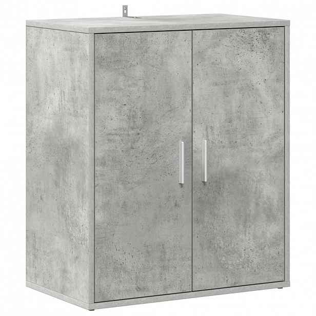 vidaXL Skříňky na boty 60 x 35 x 70 cm Betonově šedá 5 párů obuvi