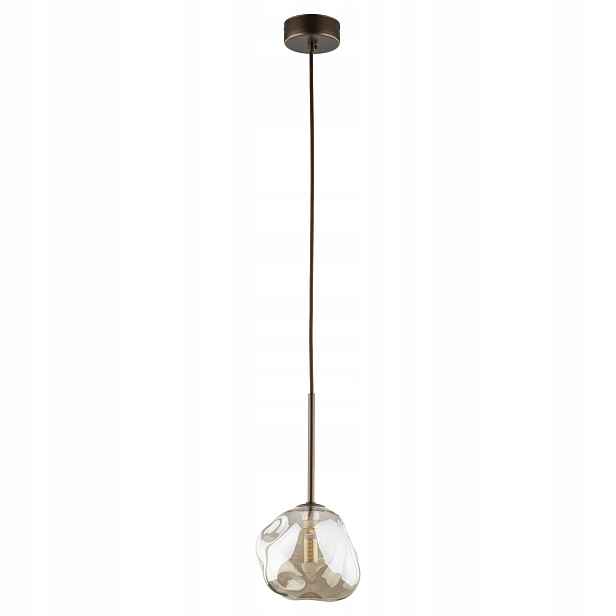 Závěsná lampa Lava hnědá 1xG9 Dekorativní Stínidlo Nepravidelné Moderní