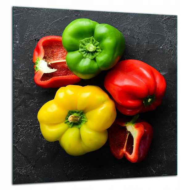 Skleněná Ochranná Deska Panel Lepidlo 60x65 Paprika