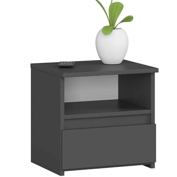 Ak furniture Noční stolek CL1 40 cm grafitově šedý