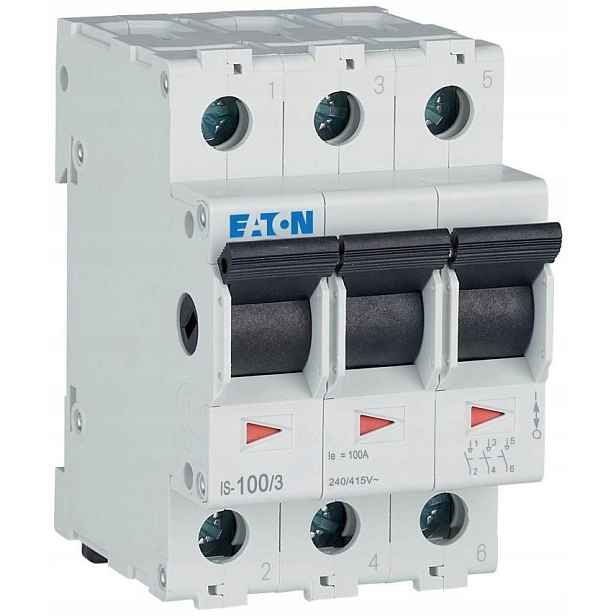 Eaton Modulární Izolační Odpojovač 100A 3Z 3P 3M 415V Ac IS-100/3