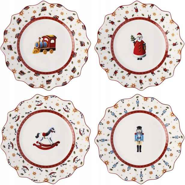 Sváteční Porcelánová Sada 4 Dílů Z Jubilejní Kolekce