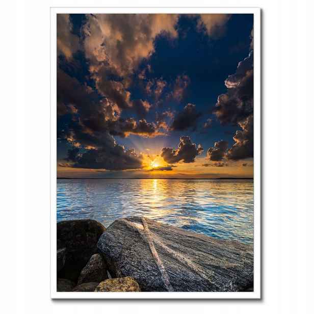 Plakáty v rámu 50x70 Skály Moře Západ Slunce
