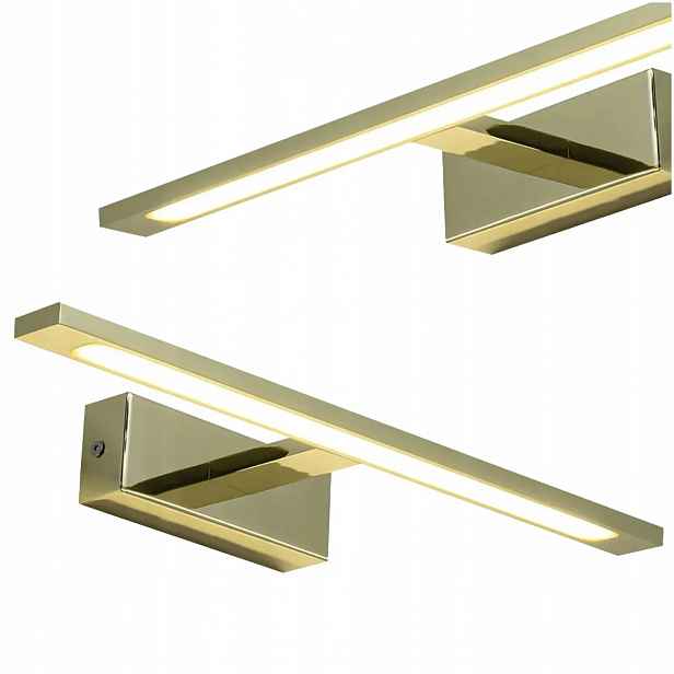 Koupelnová Nástěnná Lampa Isla 12W Led 41CM Variabilní Barva Cct Zlatá Třída IP44