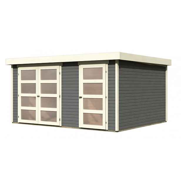 Dřevěný zahradní domek 404x332 cm Lanitplast