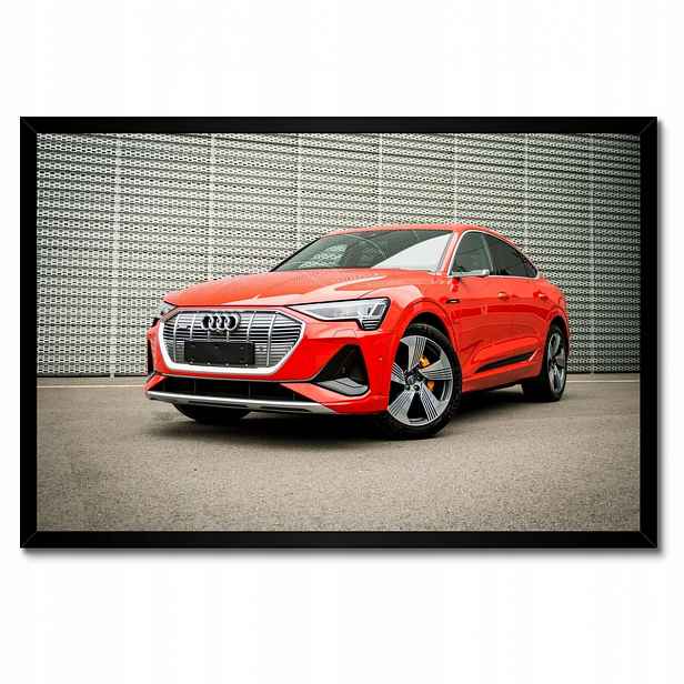 Plakáty v rámu 60x40 Červené Audi e-tron