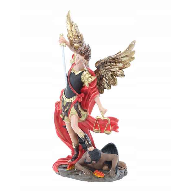 Figurka Svatý Michal Archanděl Do Kostelní Kapličky 56 CM Pryskyřičná Hmota
