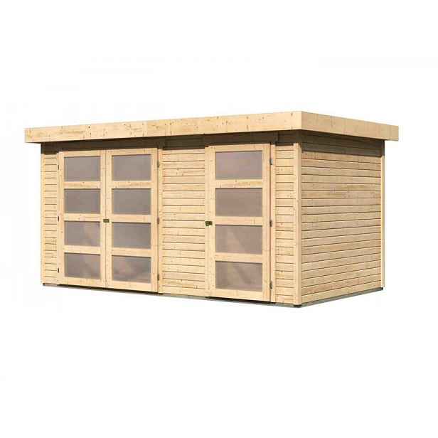 Dřevěný zahradní domek 404x332 cm Lanitplast