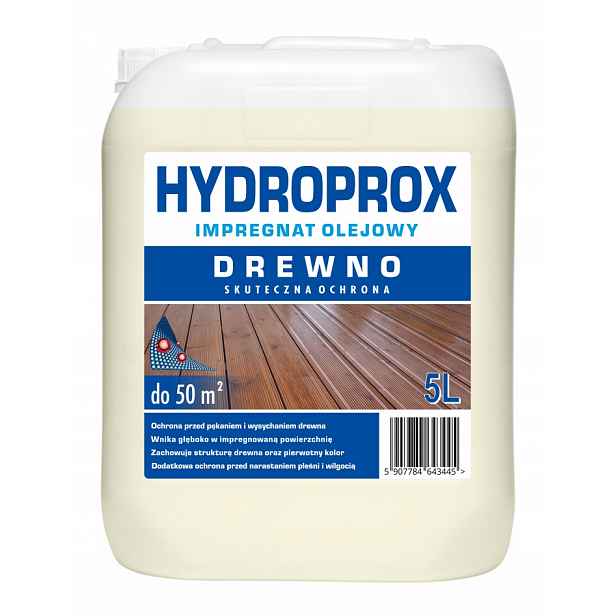 Hydroprox Olejová Impregnace Na Dřevo 5 L