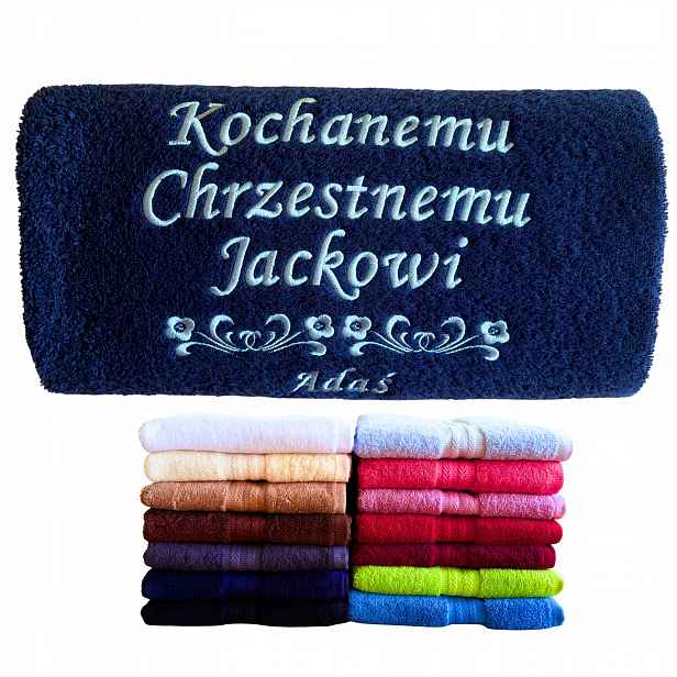 Poděkování Kmotrům Svaté Přijímání Křest Poděkování Ručník S Výšivkou