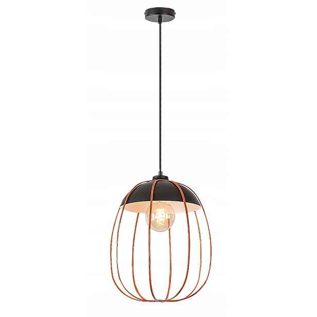 Rabalux Závěsná lampa Svens E27 1x60W černá matná