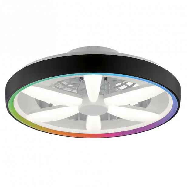 VENTILÁTOR SAVIR BLACK CCT+RGB 66934