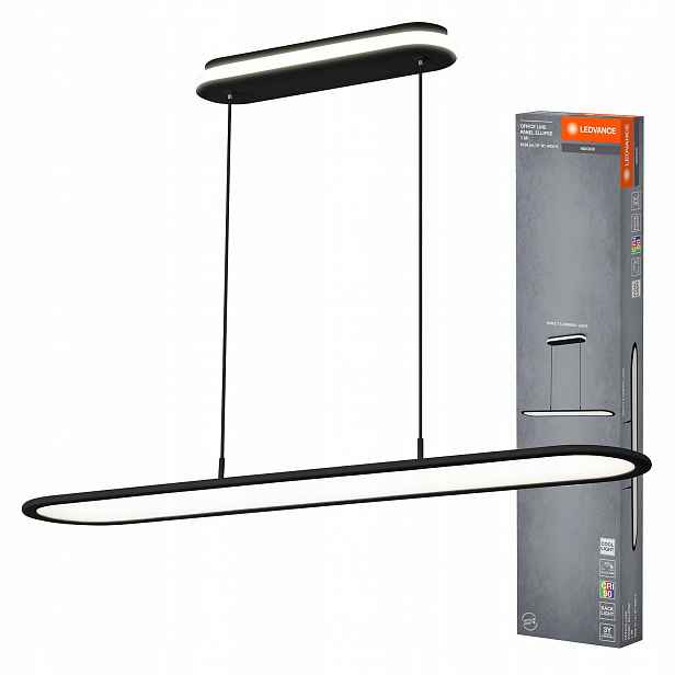 Závěsné Stropní Svítidlo Kancelářská lampa Led panel 57W 2700lm 4000K UGR19