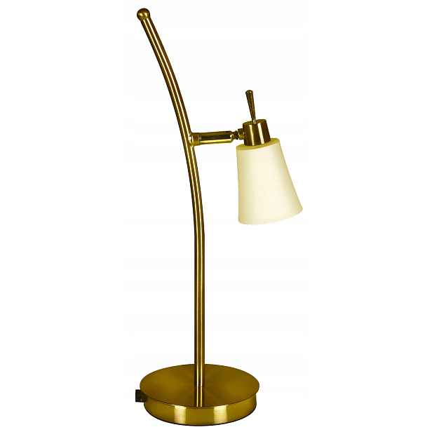 Candellux Stolní lampa Kroton 33-88942 zlatá 1xG9 55 cm