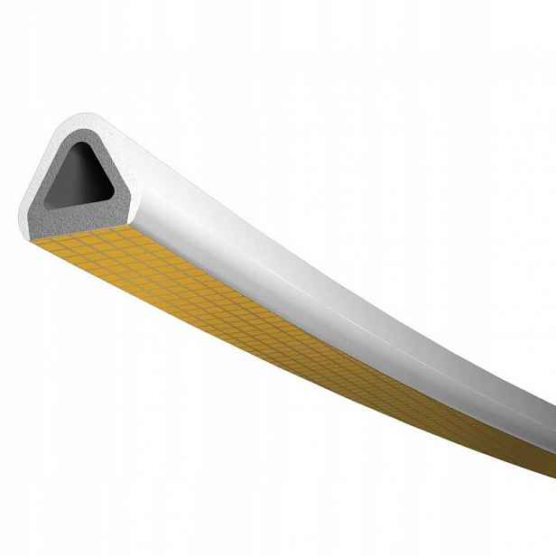 Těsnění Tlt do oken a dveří, profil D, 14 x 12mm, 2 x 20m, černé