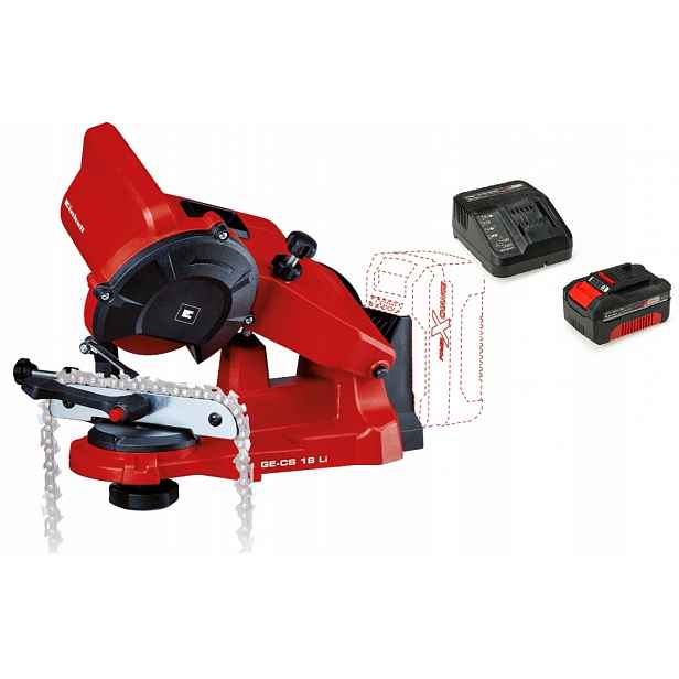 Einhell Ostřič Řetězů Ge-cs 18 Li 4499940 Sada Akumulátor 4,0AH