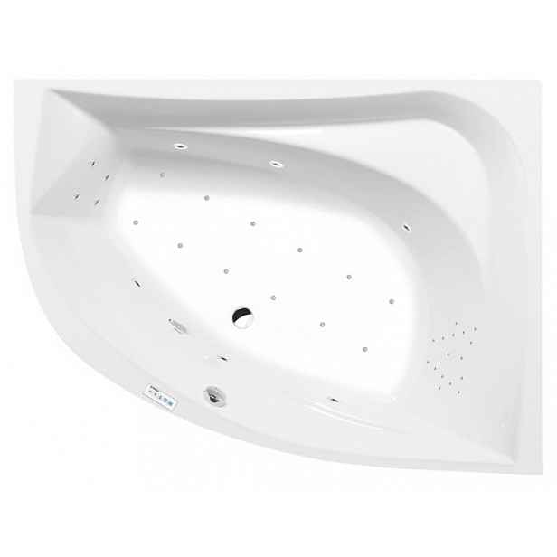 Masážní vana Polysan Tanya 160x120 cm Highline Hydro-Air akrylát pravá 66119.6010