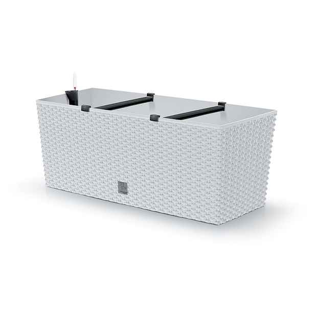 Prosperplast Truhlík RATAN CASE bílý, varianta 60 cm