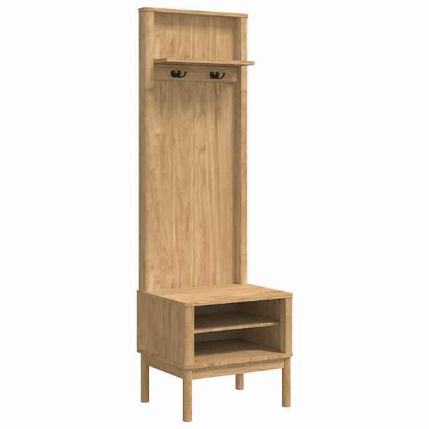 vidaXL Kabinet na chodbu FLORO Voskově hnědá 50 x 40 x 158 cm