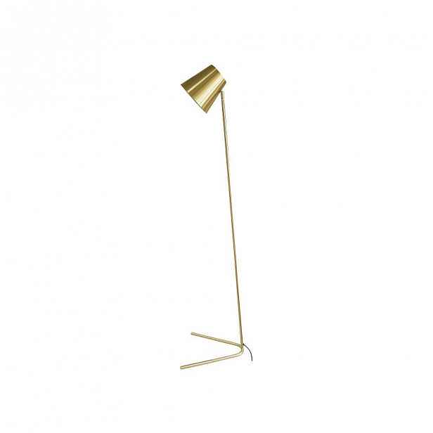 Volně stojící lampa ve zlaté barvě Leitmotiv Noble