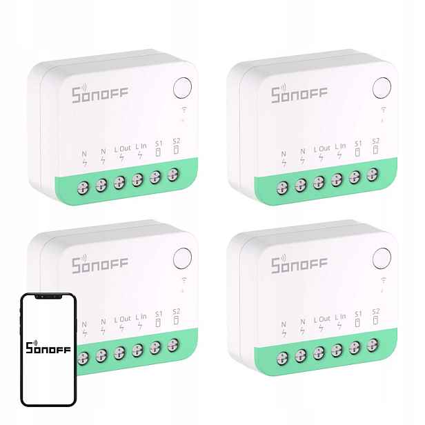 Přepínač Sonoff MINIR4M (Extreme) Matter 4Pak